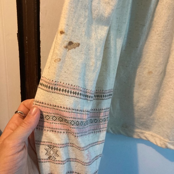 Beautiful hobo flowy lucky brand top - Picture 2 of 3